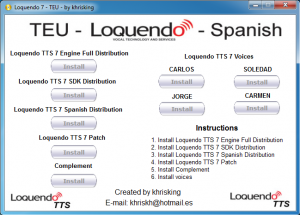 Loquendo TTS 7