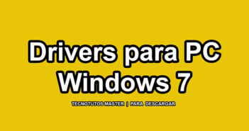 Descargar Drivers Para Windows 7 PC Full